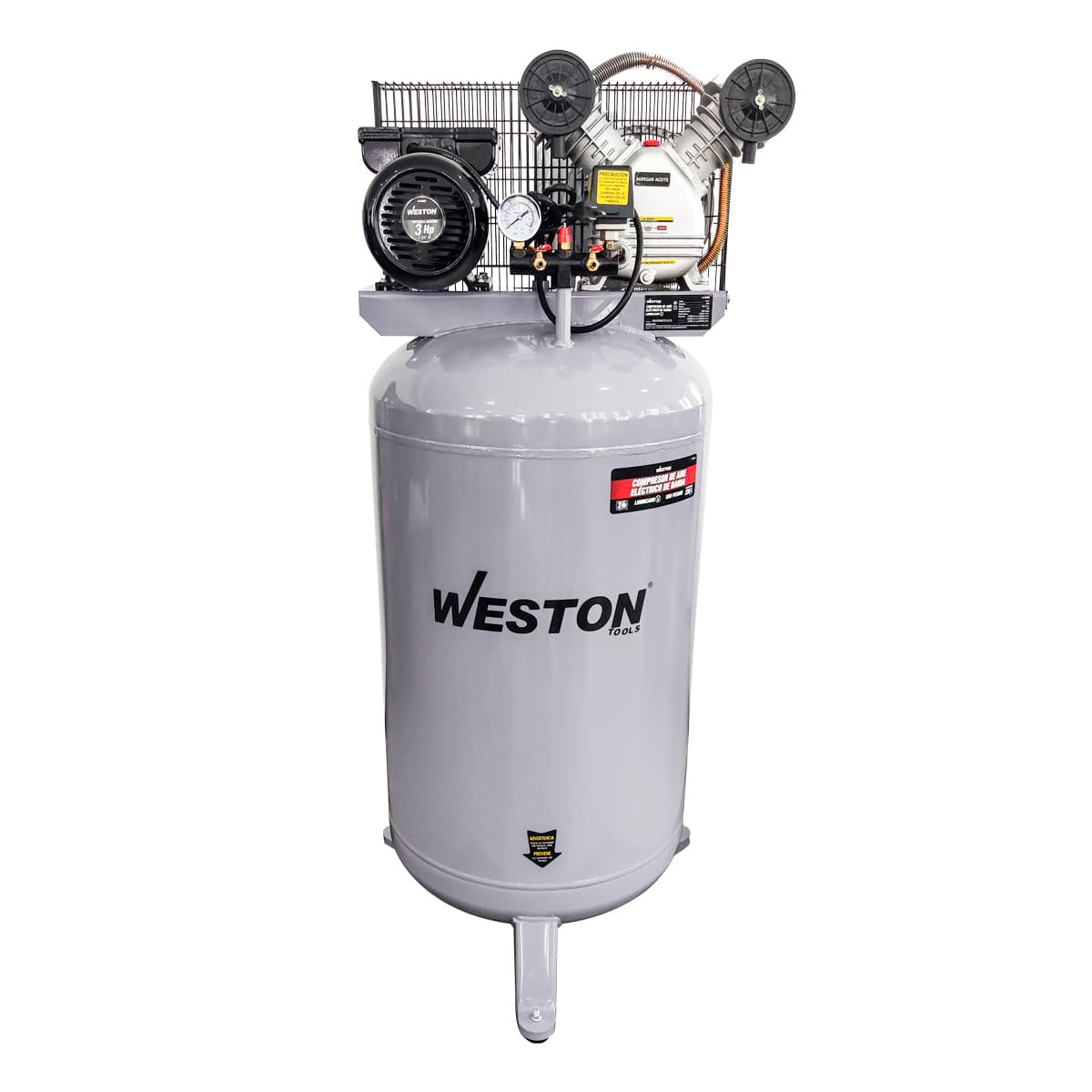 Compresor vertical de banda 3 HP 230 L 127 V